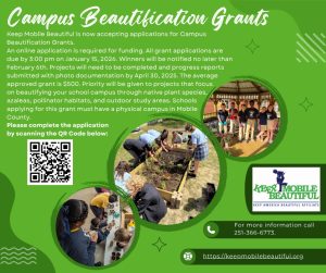 School Year 25-26 Campus Beautification Grants